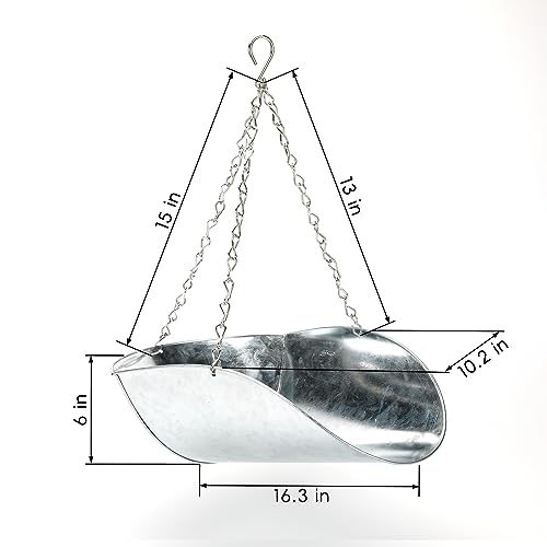 Tada Scale Scoop/Chain with Basket, 22 lbs Load Capacity | Heavy-Duty, Ideal for Farm , Fishing , Indoor and Outdoor Use