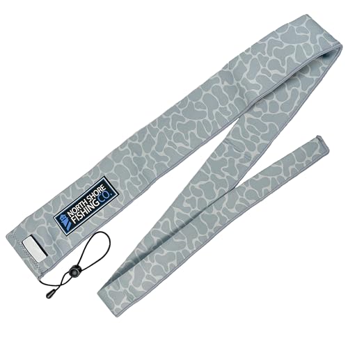 Premium Neoprene Fishing Rod Sleeve – Floating, Puncture Resistant, Labeled Protective Sock for Casting, Spinning, Trolling Fishing Rods - color: Camo, size: 68", style: Casting/Trolling