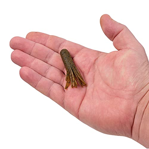 Berkley PowerBait MaxScent Tube Fishing Soft Bait - color: Green Pumpkin, size: 2 1/2"