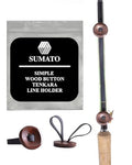 SUMATO Tenkara Line Holder UV Resistant Elastic Rubberband Rings Kebari Fly Fishing Small Fishing Tool Easy Adjustable Fishing Pole Hook Keeper
