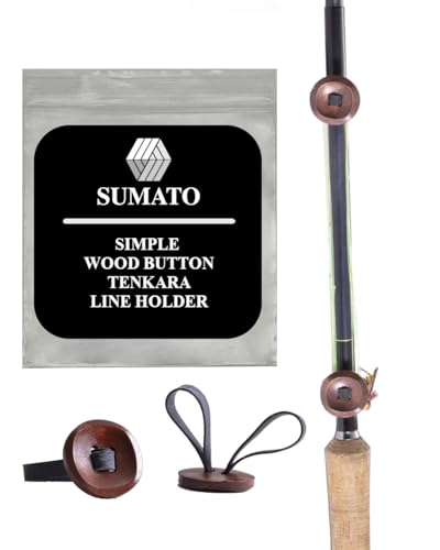 SUMATO Tenkara Line Holder UV Resistant Elastic Rubberband Rings Kebari Fly Fishing Small Fishing Tool Easy Adjustable Fishing Pole Hook Keeper