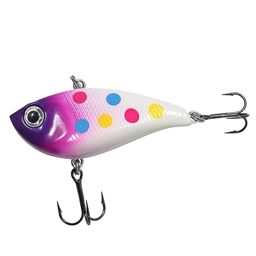 Northland Fishing Tackle Rippin' Shad Lipless Crankbait - Freshwater Fishing Oure for Bass, Walleye, Trout, & Crappie, The Perfect Bait in Nay Kit, Assorted Sizes & Colors - color: Purple Wonder, size: 2" (3/8 Oz)