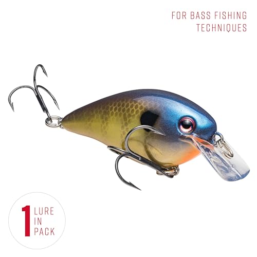 Strike King KVD 1.5 Hard Knock Fishing Lure, 3/8 oz, 3D Lifelike Eyes - color: 234 - Bluegill, size: 1.5-Ounce