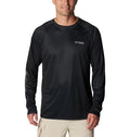 Columbia Men's Super Terminal Tackle PFG Super Fade Long Sleeve - color: Black/Fish Hooks Sfs, size: Medium