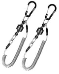 Booms Fishing MRC Magnetic Net Release for Fly Fishing, Magnetic Quick Release Keychain, Magnet Clip Release with Coiled Lanyard or Carabiners - style: 2pcs Magnetic Release & Lanyard
