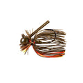 War Eagle Heavy Finesse Jig Bass Fishing Lure - color: Green Pumpkin Orange, size: 3/8 oz