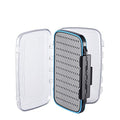 Gonex Fly Boxes for Fly Fishing Jig Boxes Two-Sided Waterproof Lightweight Fly Fishing Box Easy Grip Transparent Lid Fly Fishing Lures Box, 7.3"x 4.6"x 1.5", Grey - color: Grey, Black, Transparent, size: Size C (7.3"x 4.6"x 1.5")