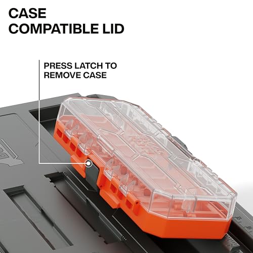 Klein Tools 54300MBX MODbox Small Tool Box, Heavy Duty Organizer with Removable Tray, Water and Debris Resistant, Stackable Module - size: Small