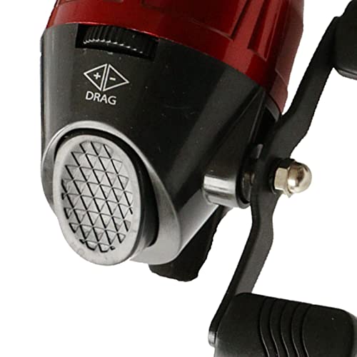 Fishing Reel with 10lb/85yds Capacity and Push Button Mechanism for Angling