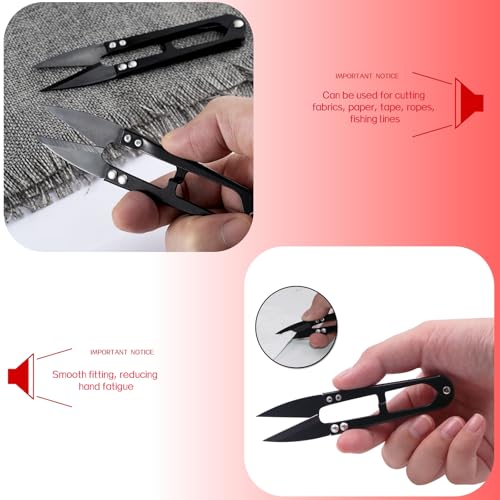 Sewing Scissors Thread Snips Yarn Thread Cutter Small Snips Trimming Nipper - Great for Stitch, Mini DIY Supplies, Yarn Scissors (2PCS)
