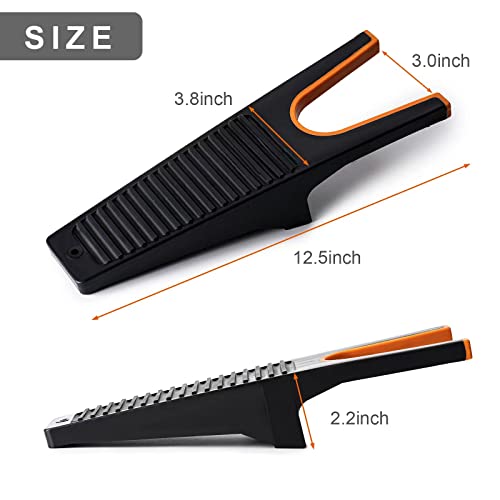 BOOMIBOO Boot Jack,Boot Remover for Cowboy Boots | Boot Puller for Waders and Work Boots - color: Orange