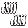 Mustad Demon Perfect Inline Circle Hook 39954NP - 1X Fine Fishing Hooks, Up Eye, Ideal for Saltwater and Freshwater Species, Original Patented Circle Hook Design, Inline Hooks - size: Size 2/0, style: Pack of 10