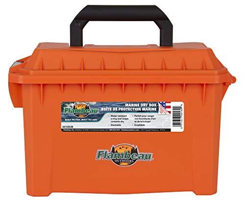 Flambeau Outdoors 6415SO Marine Dry Box, 11", Orange - size: 11”