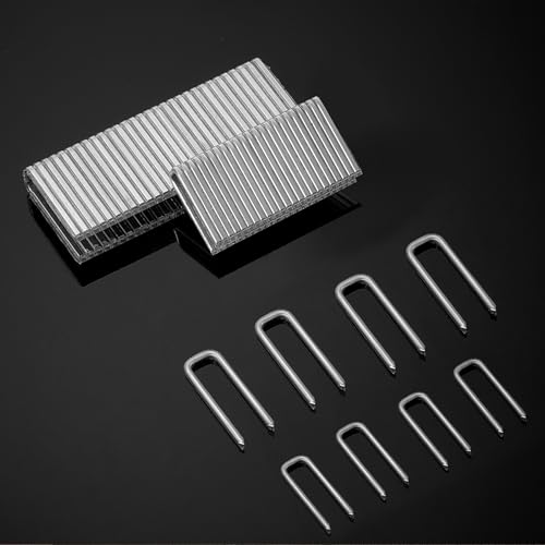Jetec 40 Pieces Plantation Shutter Repair Kit Replacement Louvers Staples Window Blind Tilt Rod Operable Plantation Silver Missing Metal Indoor Louver Staples Tools Repair(0.6 x 0.19, 0.75 x 0.19) - size: 0.6 x 0.19", 0.75 x 0.19"