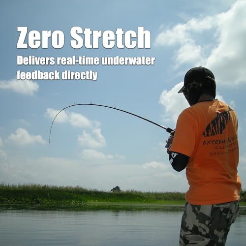 DASEE 8 Strands Braided Line, Fishing Line, Zero Stretch, 10-100LB, 300/500Yds, Abrasion Resistance, Braided Fishing Line, PE Line - color: Camo Blue, size: 30LB-300YDS