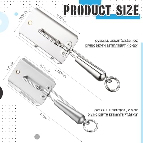 Saltwater Trolling Kit Ready to Fish, Fishing Kit with Lures, Trolling Sinkers & Planers for Spanish Mackerel Bluefish Bonito Tuna, Complete Nearshore Inshore Fishing Lures Set
