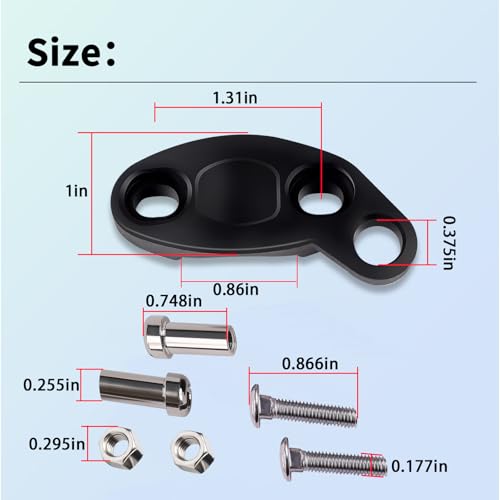 XTPTFABS 33-113 Fishing Reel Part-Clamp (with Hardware) Compatible with P-ENN 112H 113H 140 250 500 500S 505 Conventional Fishing Reel