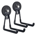 MUTUACTOR Magnetic Hooks Heavy Duty,2PCS Strong Magnetic Garage Hooks for Cruise Cabins,Anti-Scratch Magnet with Long Hooks for Power Drill,Garden Tools,Hose,Tool Chest,Steel Pegboard,Workshop - style: 2.6in Magnet L Black Hooks 2PCS