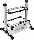 Aventik Mini Fishing Rod Holder Aluminum 12&24-Rod Fishing Rod Shelf/Rack (12 Rods Rack) - color: 12 Rods Rack