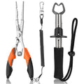 Fishing Tools Kit,Fishing Hook Remover Pliers | Fish Lip Gripper, Muti-Function Fishing Gear with Lanyard, Saltwater Resistant Fishing Accessories - color: 8"Fishing Pliers Orange