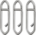 Dr.Fish Fishing Speed Clips Power Quick Clips for Fishing Lures Quick Change Stainless Steel Lure Snaps Saltwater Freshwater Crankbait Tackle Snaps - color: XL-175LB-1.2", size: 100 Pack