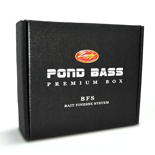 LUCKY CRAFT Pond Bass Premium Box, 7 Freshwater Fishing Lures for Pond and Lake Fish, Mystery Selection Tackle Box with Surprise Bass Lures, Fishing Gear Accessories - style: Pond Bass Fishing