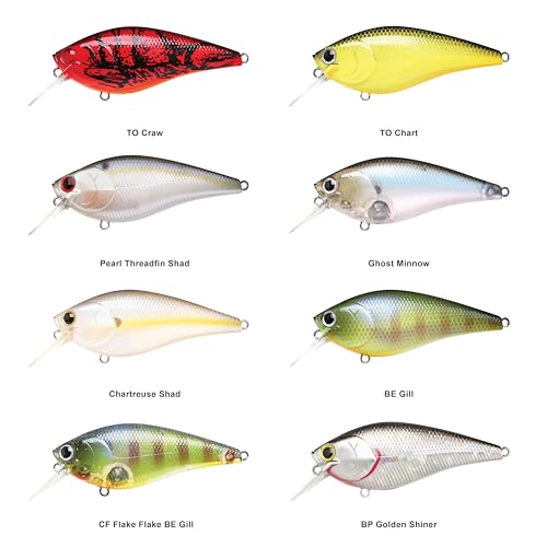 LUCKY CRAFT Fat CB BDS 3, Freshwater Bass Fishing Lure, Crank Bait, Smallmouth, Walleye, Floating, Fishing Gear, Fishing Accessories, Fishing Tackle - color: 269 BE Gill