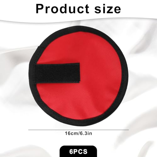 6 Pcs Lure Wrap, Fishing Hook Covers Bait Storage Lure Protector Wrap Fishing Hook Cover Protector Guard to Keep Fishermen Safe for Rod (Red)