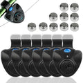 Cooltto Electronic Fishing Bite Alarm with 10 Bonus Batteries – LED & Sound Alert, Sensitive Siren for Day & Night Carp Fishing, Waterproof Sensor for Bank Fishing Rods
