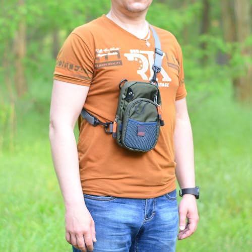 Raprance Fly Fishing Chest Waist Pack Sling Bag - Fishing Tackle Storage