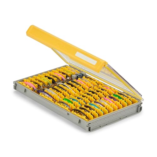 Plano EDGE 3700 Hard Minnow Box, Stores 30-50 Fishing Baits, with Rust-Preventive Rustricor, Dri-Loc Watertight Seal, WaterWick, Transparent DuraView Lid, Storage for Hard Bait and Lures - style: 3700 Hard Minnow