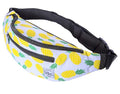 Vibe Festival Gear Rave Fanny Pack for Women Men – Festival, 4 Pockets, Adjustable Strap, Cute Waist Bag, Crossbody Belt Bag, Hiking, Running, Cycling - color: Pineapple, size: Fits Most