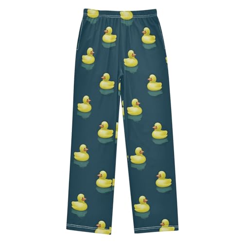 Pajama Pants Long Sleep Pant Elastic Waist Pajama Bottoms with Pockets - color: Color 5, size: 6-8 Years