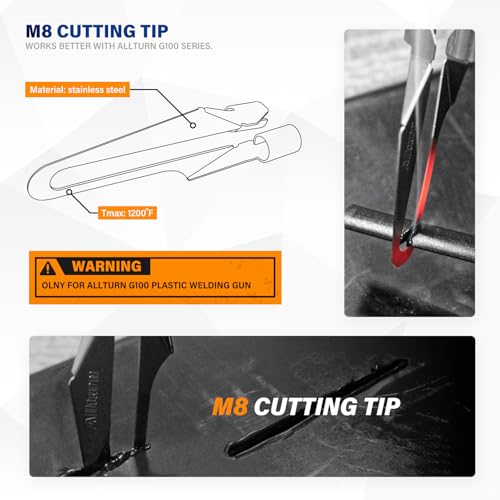 Allturn Plastic Welder, 2 in 1 Plastic Welding Kit, Hot Staples Weld Gun, Car Bumper Repair Kit for Most Plastics, Patent Number D970324(Black) | 38 PCS Welding Rods, 800 PCS Staples, Patent No. D970324 - color: Black