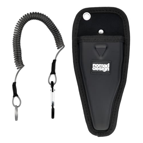 Nomad Design Hydra-X Series 7.25" Stainless Steel Split Ring Fishing Pliers With Non-Stick Coating, Includes Holster & Lanyard