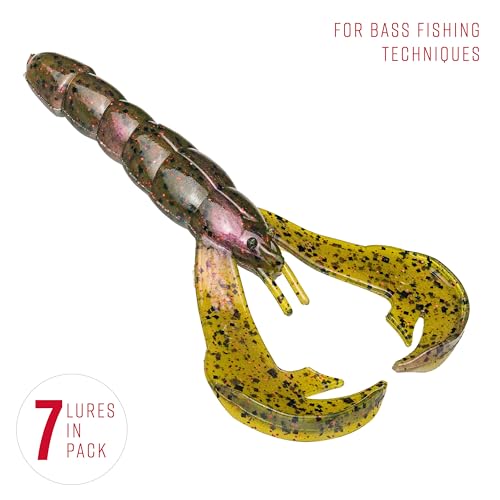 Strike King Rage Tail Craw - color: Watermelon Meat, size: 0.145 inch