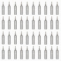 50Pcs Fishing Weights Sinkers Drop Shot Weights Pencil Skinny Sinkers with Barrel Swivel Casting Sinkers Catfishing Sinkers Lead Weights Sinkers for Saltwater Freshwater Fishing-(3.5-10g) - size: 3/8oz(10g)-40 Pack