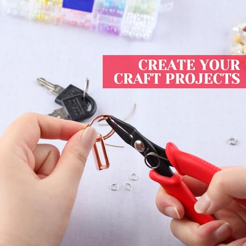 Split Ring Pliers - Jump Ring Opener & Splitter for Jewelry Making & Repair