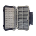 Aventik Waterproof Fly Box For Fly Fishing Double sided Swing Leaf Waterproof Fly Box(H025B 7.71"x 4.18" x 1.66" 19.6X10.6X4.2cm Grip Foam with pane) - size: H025B: 7.71"x 4.18" x 1.66"