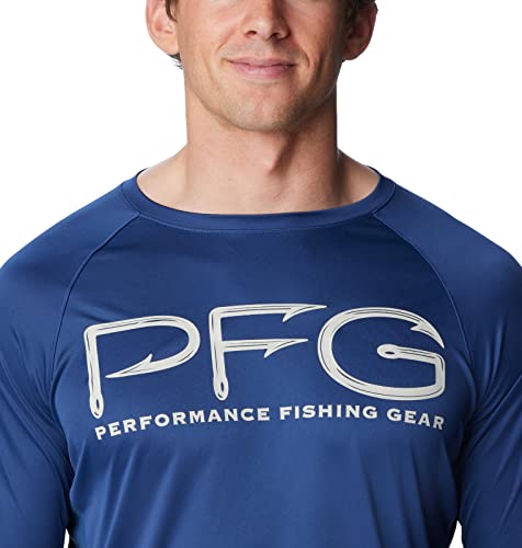 Columbia Men's Terminal Tackle Vent Long Sleeve - color: Carbon, Cool Grey, size: X-Small