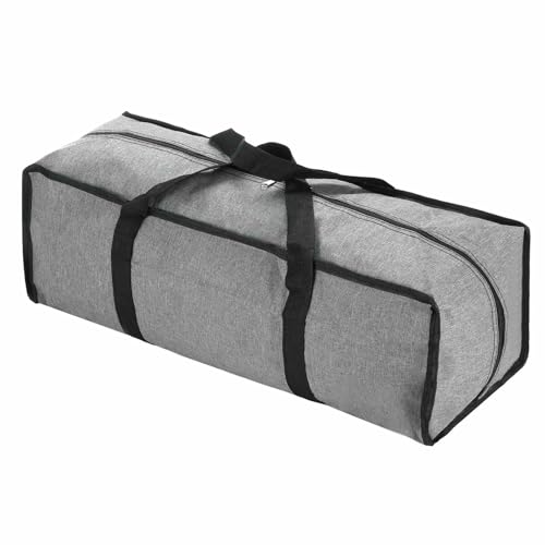1 Pcs Zippered Tripod Bag, 24 x 10 x 10 Inch Water Resistant Oxford Cloth Outdoor Equipment Storage Bag with Handle for Travel Outdoor Camping Sports Fishing Rod, Grey
