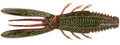 CrushCity Bronco Bug Soft Plastic Bass Lure, Dual-Action Creature Bait with Hinged Arms & Subtle Leg Movement - color: Chile Craw, size: 4"