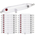 10pcs/20pcs Fishing Blanks Lures Kit Fishing Topwater Unpainted Swimbait Unpainted Crankbaits Hard Baits DIY Lure for Bass Salmon Trout Saltwater and Freshwater - color: B: 20pcs 0.35oz/10g