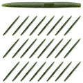Reaction Tackle Wacky Worms, 5.5 Inch Salt Impregnated Soft Plastic Stick Bait Bass Fishing Lures for Finesse, Wacky, Neko, Texas and Carolina Rigs, 24 Pack - color: Watermelon