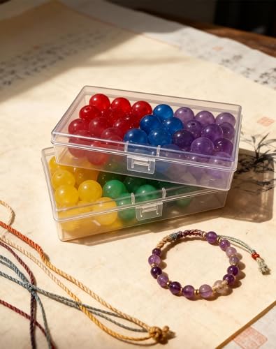 LJY 12 Pieces Rectangular Empty Mini Clear Plastic Organizer Storage Box Containers with Hinged Lids (5.3 x 3.1 x 1.2 inch, Transparent) - color: Transparent, size: 5.3 x 3.1 x 1.2 inch
