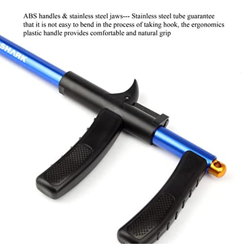 Fishing Hook Remover, Aluminum Fish Hook Remover Tool, Fish Hook Remover Tool Fishing Accessories 9.6in - color: Blue
