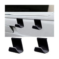 2PCS Car Co-Pilot Glovebox Hooks, Front Passenger Seat Glovebox Storage Hanger for Purse Key Umbrella Cable, Multifunctional Glove Compartment Holder Organizer Hook, Universal Fit (Black) - color: Black