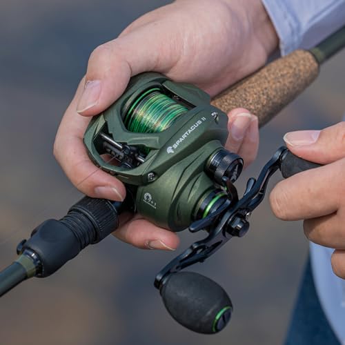 KastKing World's Premium Monofilament Fishing Line - Paralleled Roll Track - Strong and Abrasion Resistant Mono Line - Superior Nylon Material Fishing Line - 2015 ICAST Award Winning Manufacturer - color: A:Green Camo, size: 300Yds/15LB