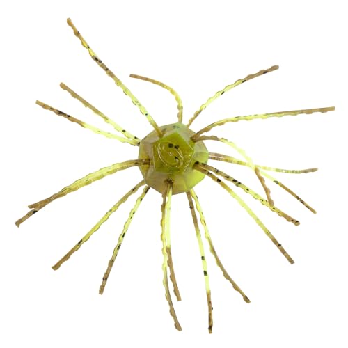 Strike King Tumbleweed Floating Fishing Lure, Finesse Creature Bait, 3-Inches, 4-Pack - color: Summer Craw