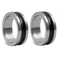 Fishing Lines Puller Ring, Lines Dragger Alloy Ring Shocked Absorption Hand Protecting Rings Assist Device for Leader Line and Hook Knots Adults Beginners Enthusiasts - color: Silver-2pcs